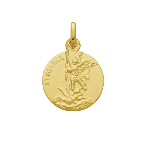 MEDAILLE SAINT MICHEL PLAQUE OR 18MM