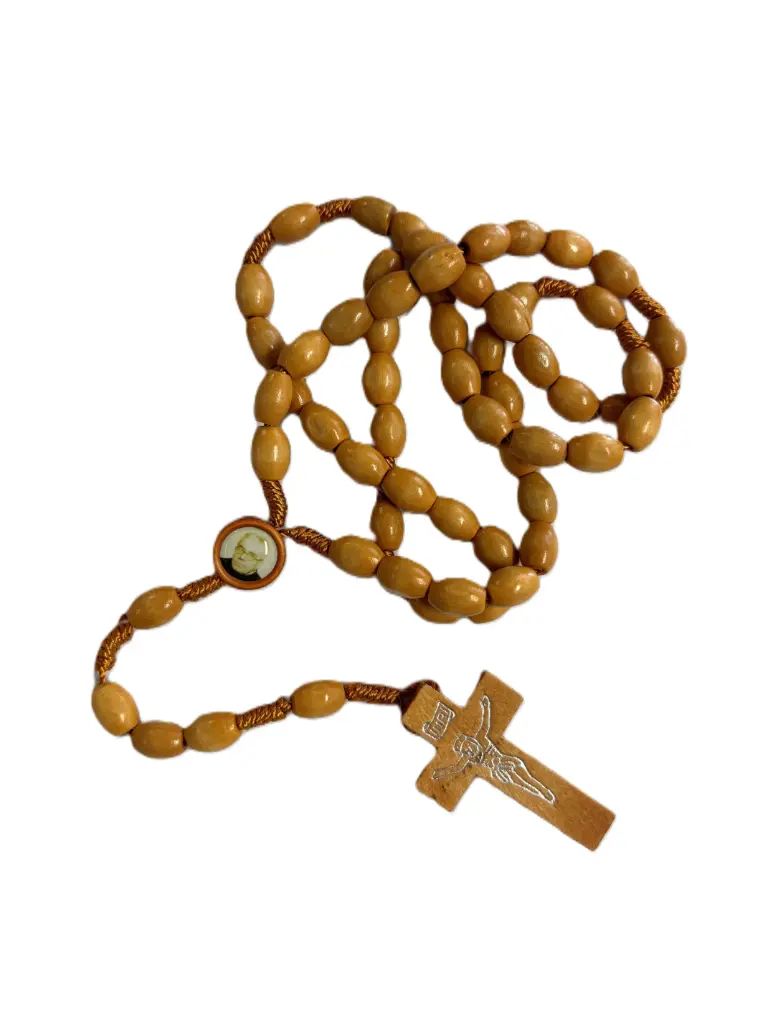 CHAPELET EN BOIS CLAIR - DON DOLINDO