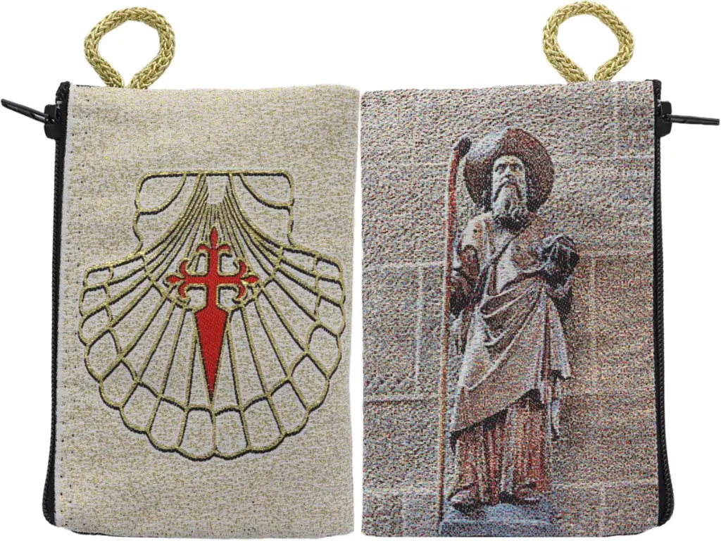 POCHETTE BRODÉE "SAINT JACQUES DE COMPOSTELLE"