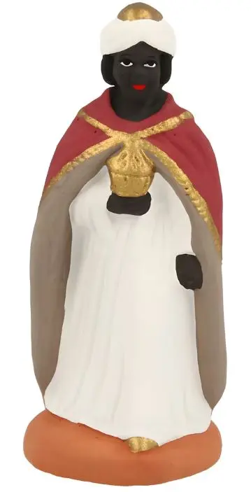 SANTON DE PROVENCE "ROI MAGE MELCHIOR" PASTEL N°2