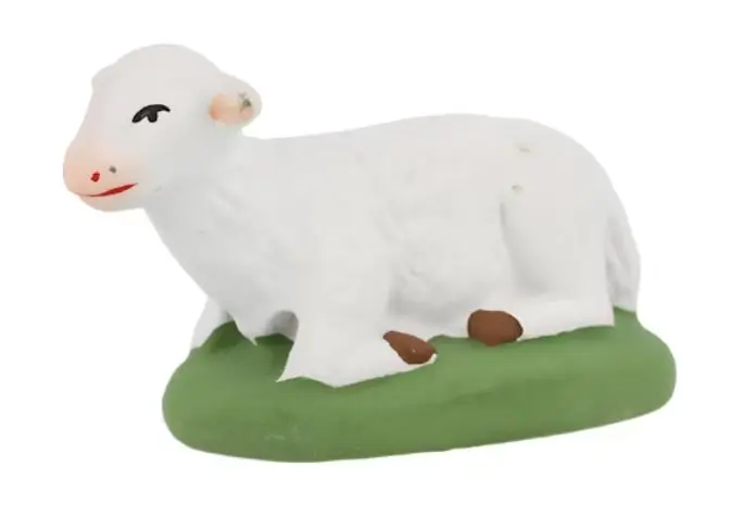 SANTON DE PROVENCE "MOUTON COUCHE" N°2