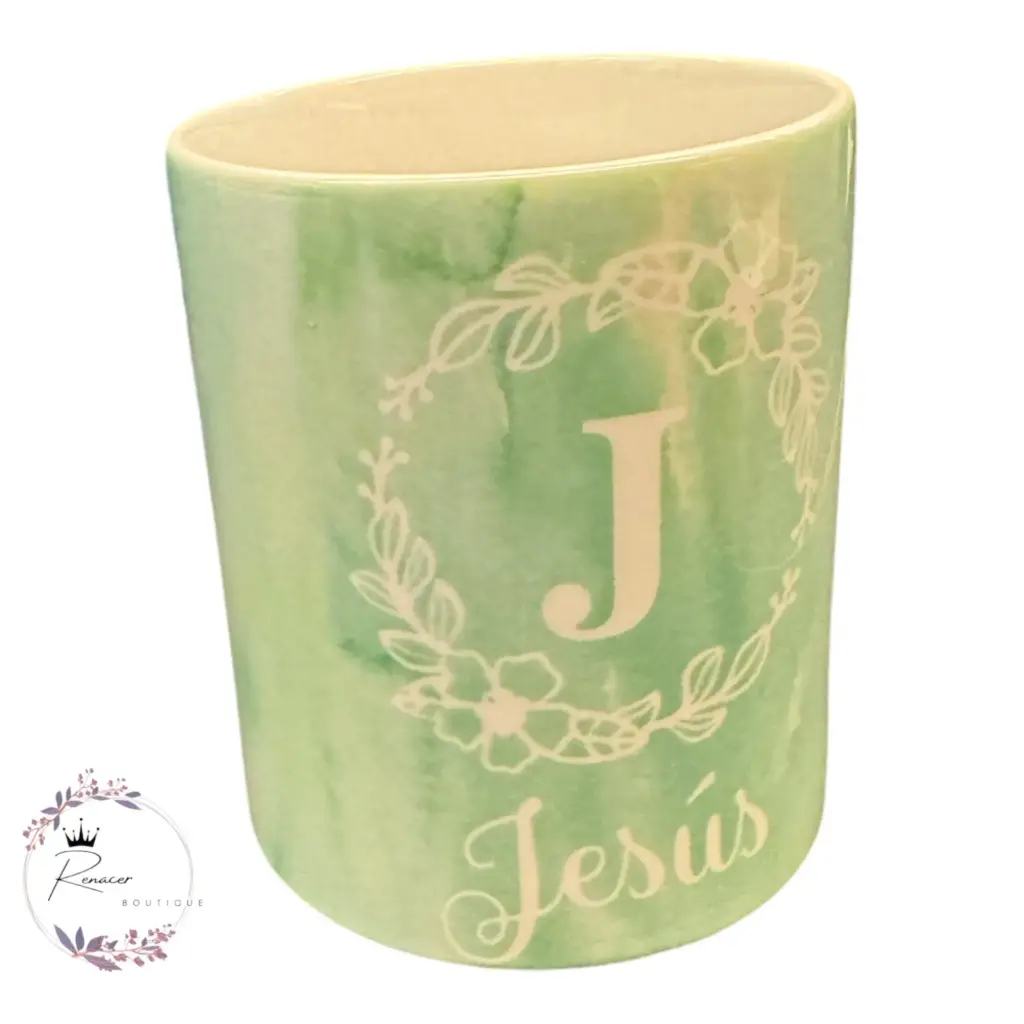 TASSE "JESÚS" VERT CLAIR