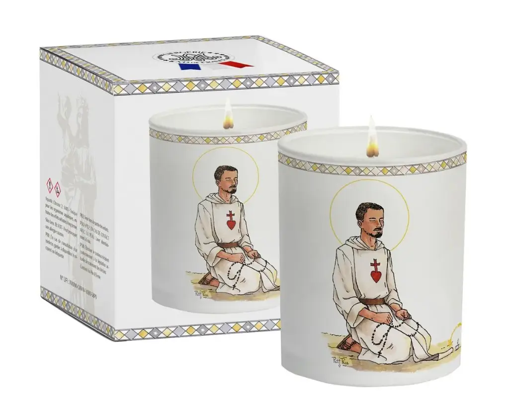 BOUGIE PARFUMEE - SAINT CHARLES DE FOUCAULD