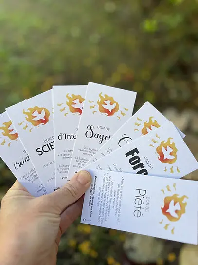 LOT DE 7 SIGNETS 7 DONS DE L'ESPRIT SAINT