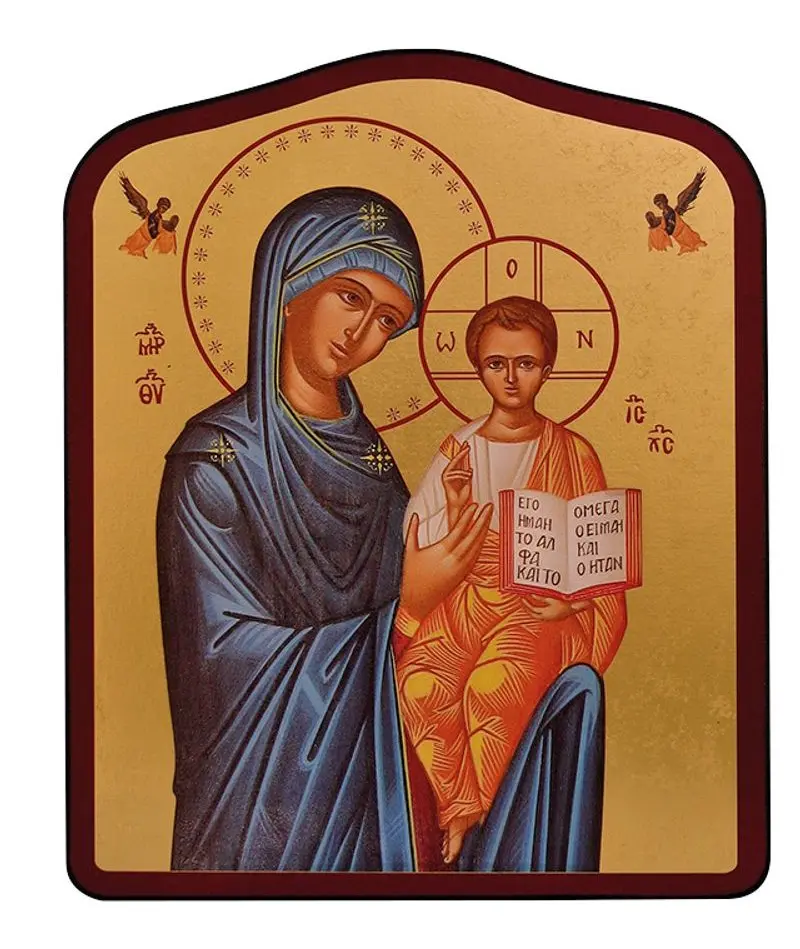 LA PORTAITISSA - ICONE DOREE A LA FEUILLE 24X19,5 CM - 932.68