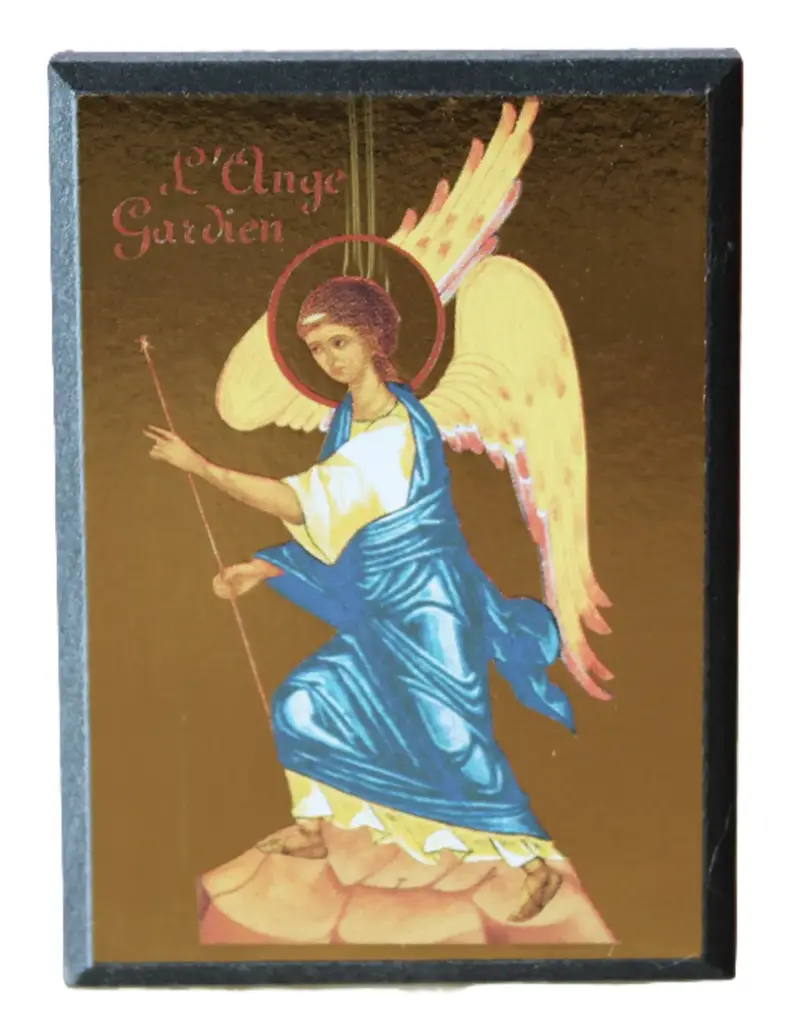 L'ANGE GARDIEN - MINI ICONE AUTOCOLLANTE 8X7 CM - 596.13