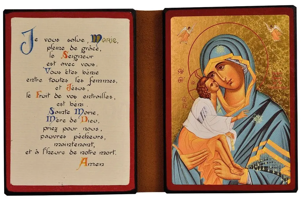 NOTRE DAME DE LA TENDRESSE - DIPTYQUE 13X19 CM -