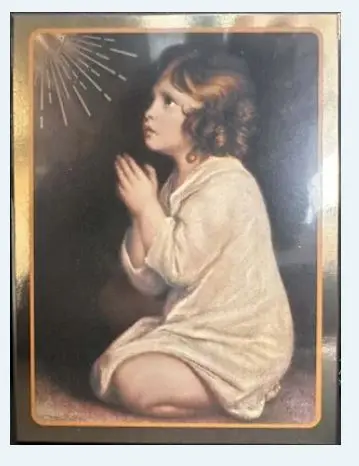 LE PETIT SAMUEL EN PRIERE - ICONE TRADITION 14X10.6 CM - 864.42