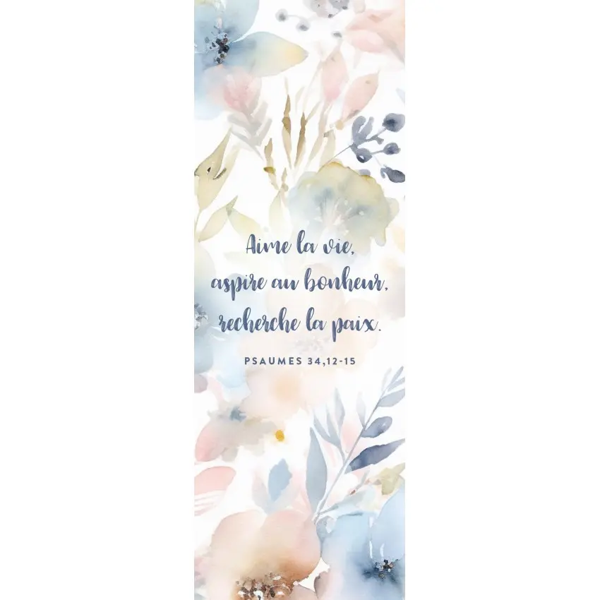 SIGNET MARQUE PAGE "AIME LA VIE..."