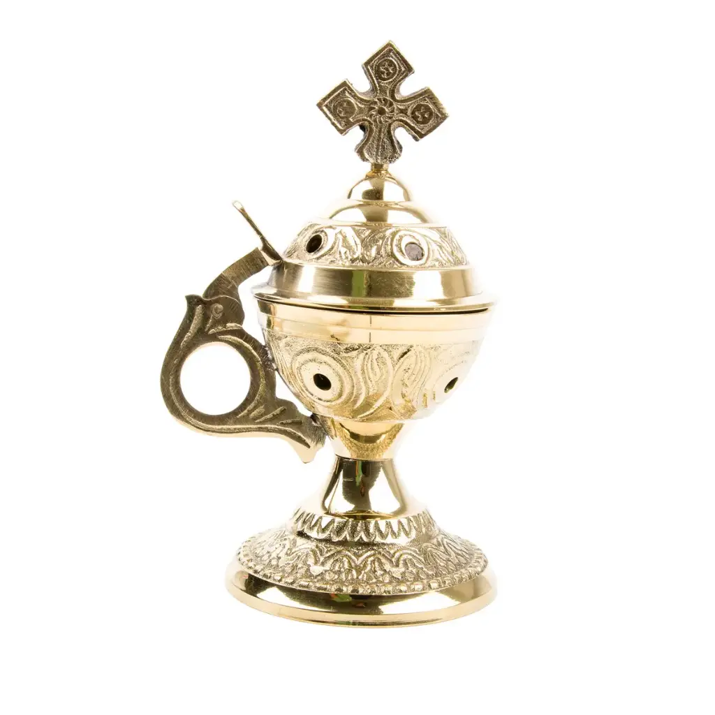 BRULE ENCENS LAITON CROIX 13 CM