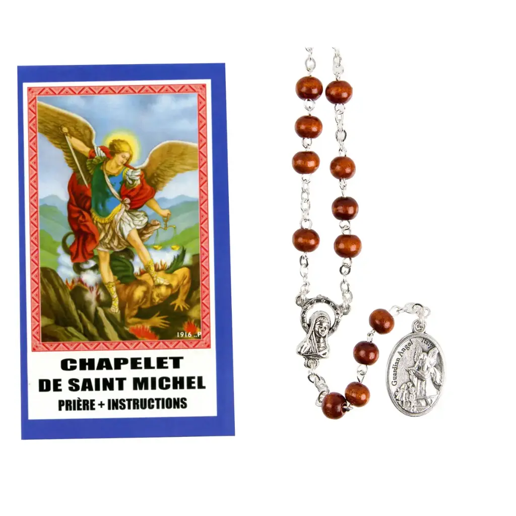 CHAPELET DE SAINT MICHEL AVEC NOTES EXPLICATIVES