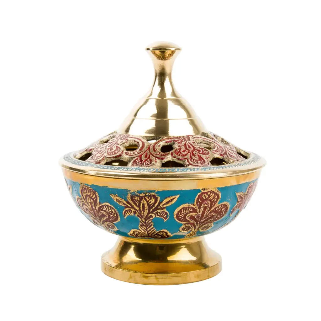 BRULE ENCENS EN LAITON COLORE