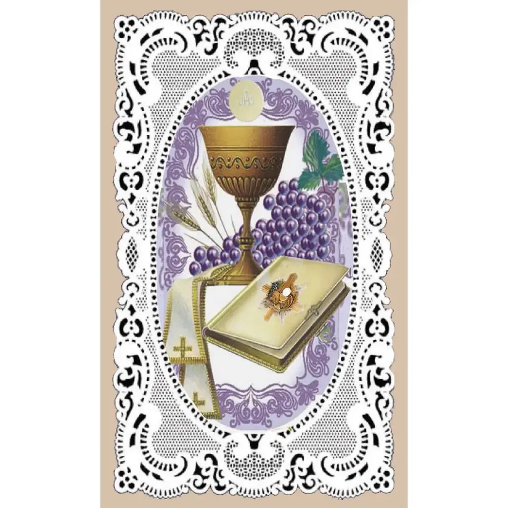 IMAGE DE COMMUNION CALICE - MODÈLE 1