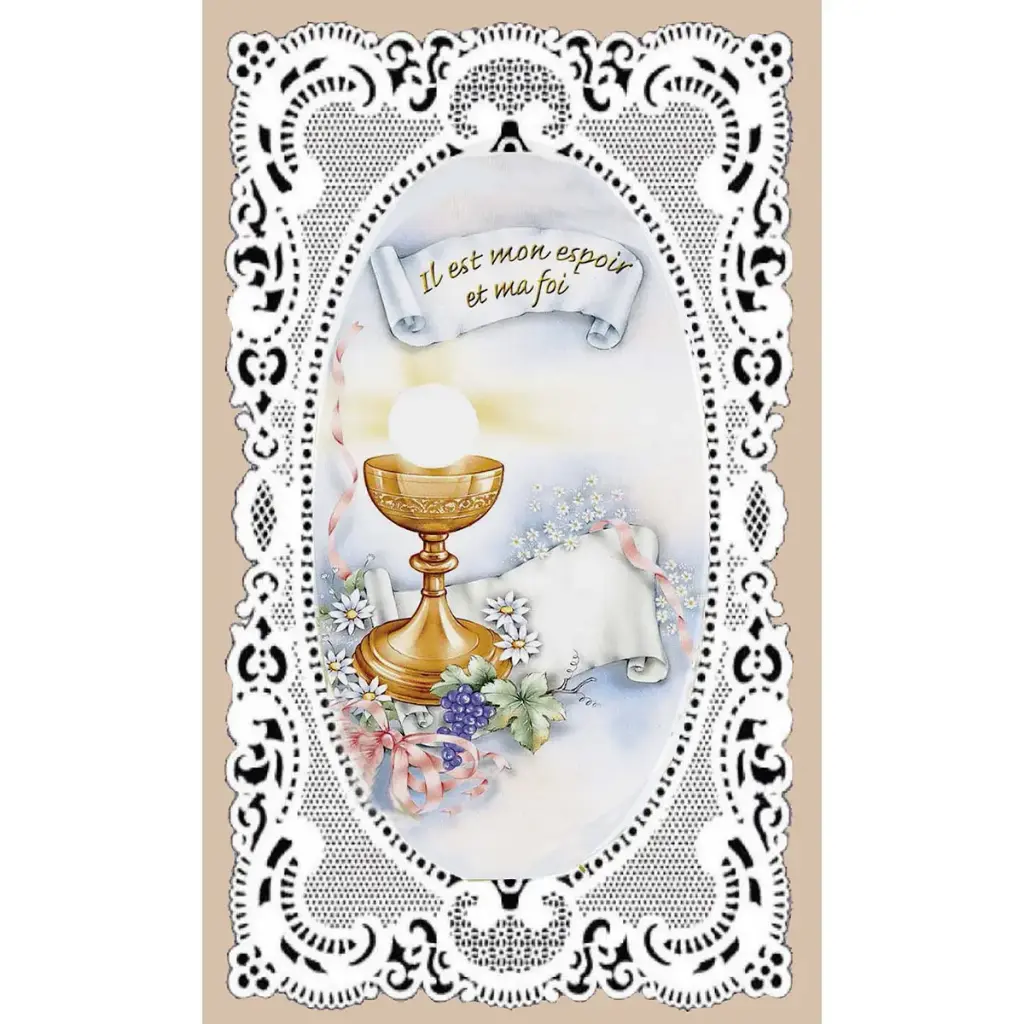 IMAGE DE COMMUNION CALICE - MODÈLE 6