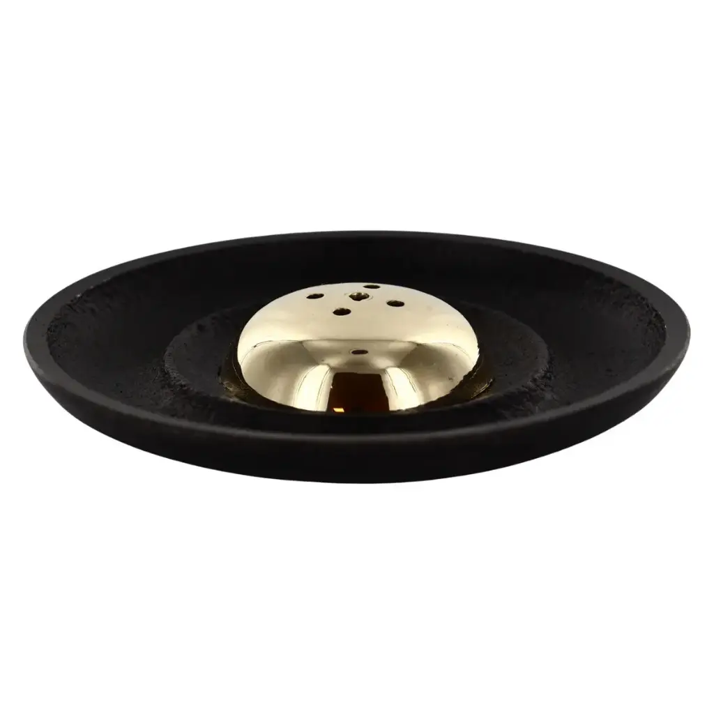BRULE ENCENS POUR BATONNETS - METAL NOIR