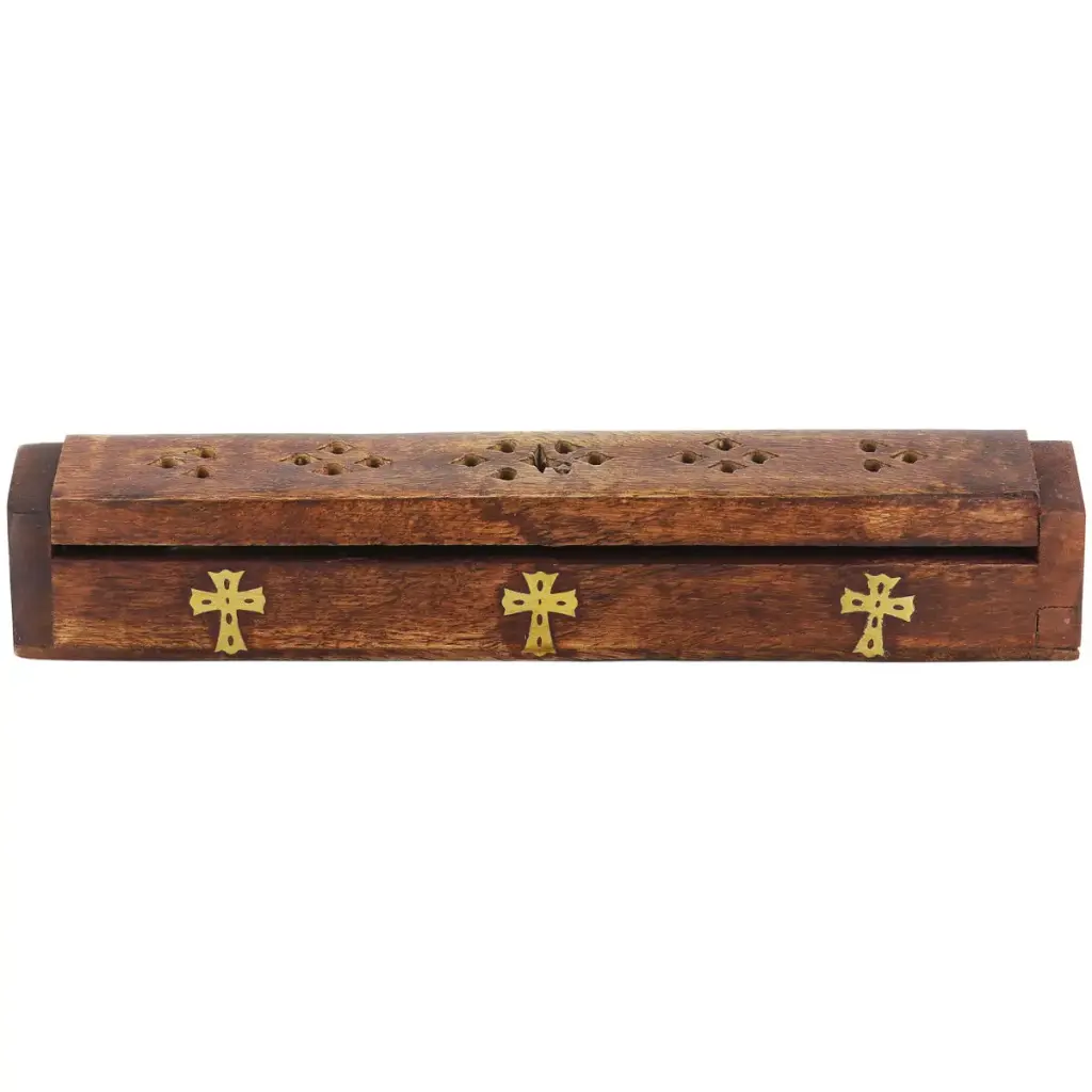 COFFRET BRULE ENCENS POUR BATONNETS L.25CM