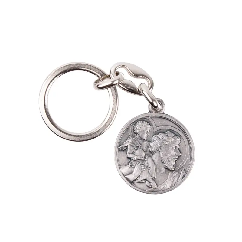 PORTE-CLÉ DE SAINT CHRISTOPHE 3CM MÉTAL