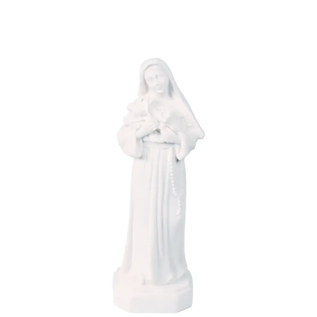 STATUE SAINTE RITA ALBATRE - 19CM