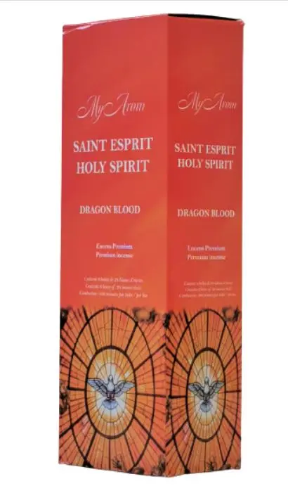 TUBE DE 20 BATONNETS D'ENCENS ESPRIT SAINT - PARFUM SANG DRAGON