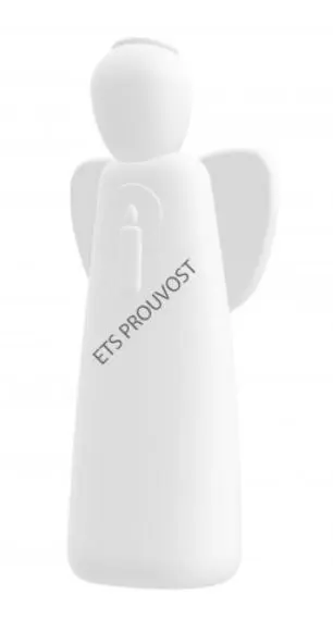 STATUE ANGE LUMIÈRE EMANY ALBATRE 14 CM