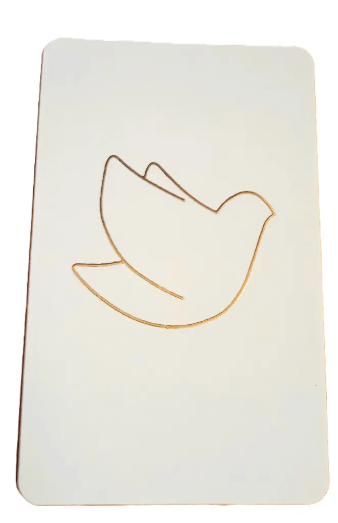 CARTE SIMPLE EMANY COLLOMBE PAIX