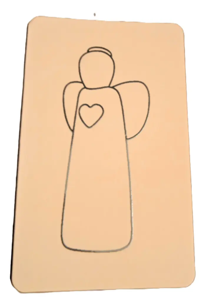 CARTE SIMPLE EMANY ANGE AMOUR