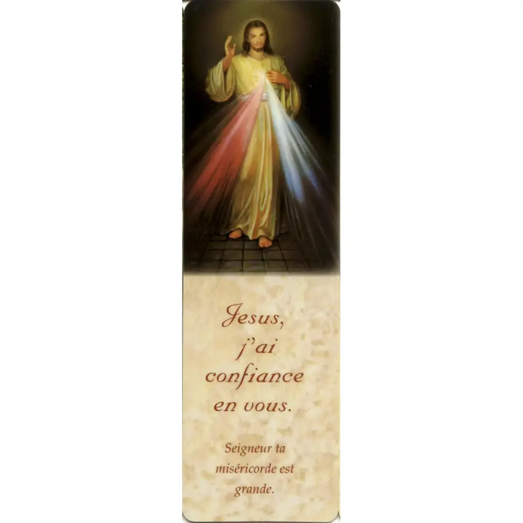 MARQUE PAGE/SIGNET "JESUS J'AI CONFIANCE EN TOI"
