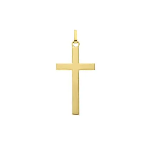 CROIX PLAQUÉE OR 2.8CM