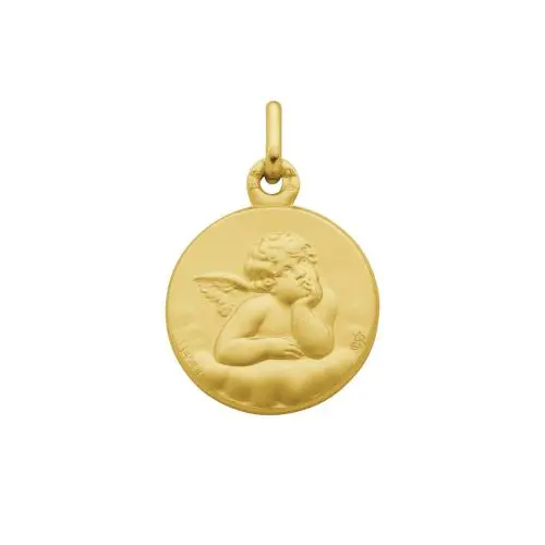 MEDAILLE ANGE 16MM PLAQUE OR