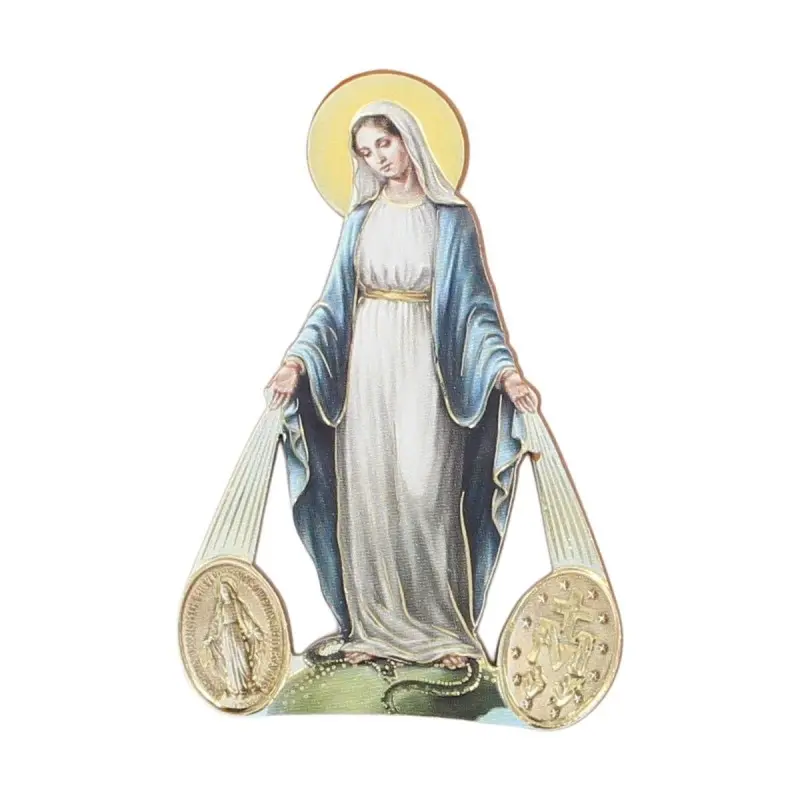 MAGNET "VIERGE MÉDAILLE MIRACULEUSE" 7CM 