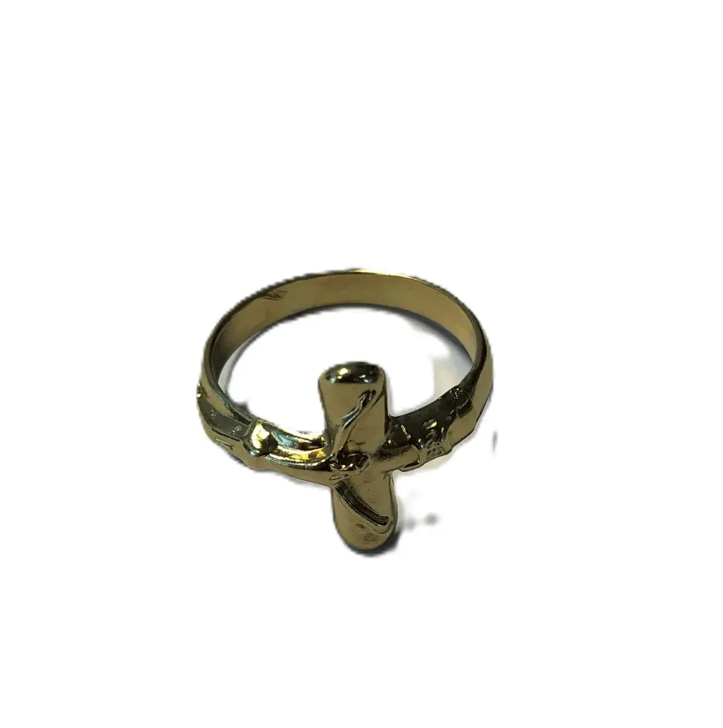 DIZAINIER EN MÉTAL DORÉ AVEC CROIX