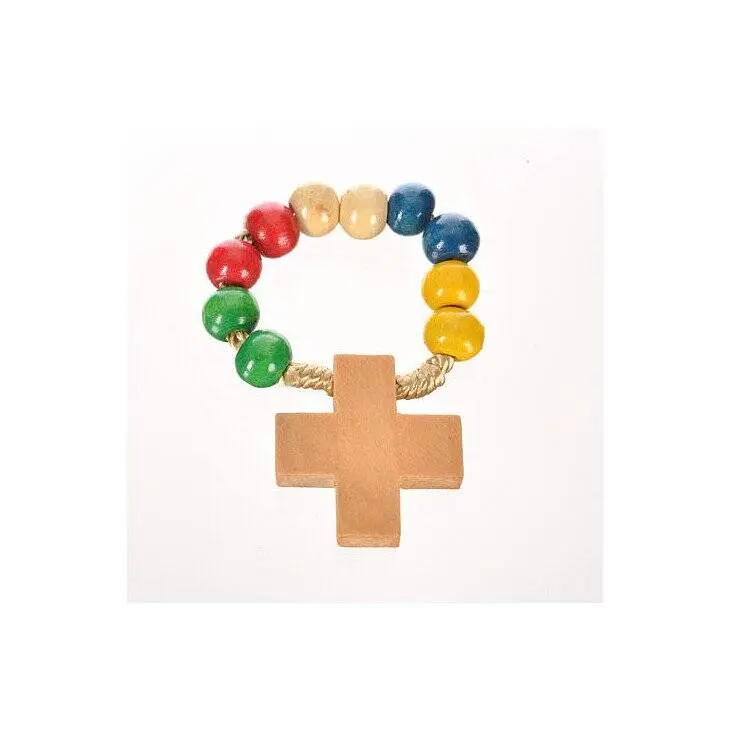 DIZAINIER DES MISSIONS - PERLES COLORÉES - CROIX CARRÉE