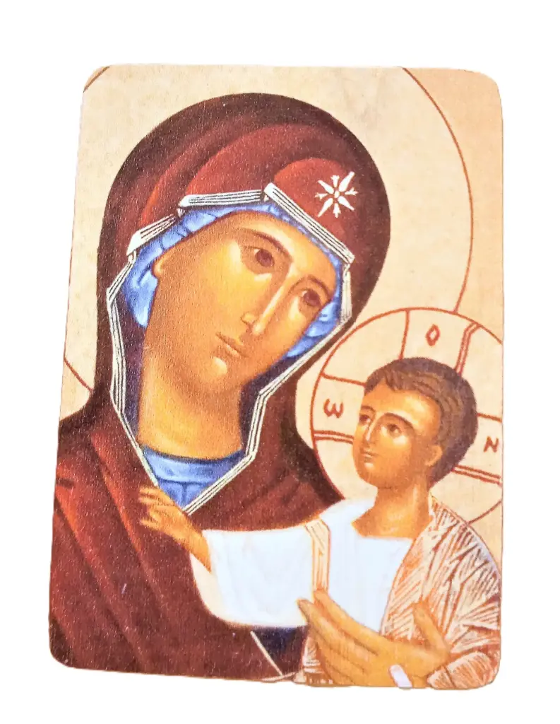 ICONE VIERGE A L'ENFANT ROUGE I