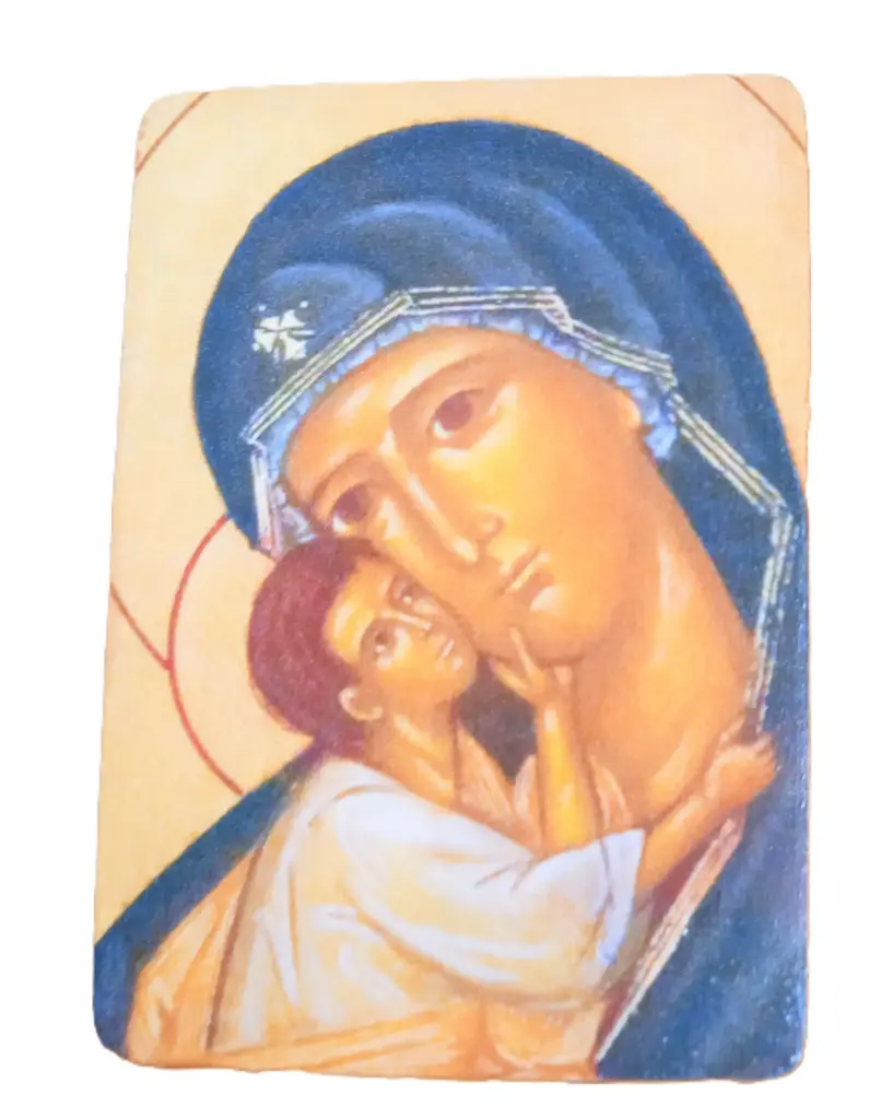 ICONE VIERGE A L'ENFANT BLEU I