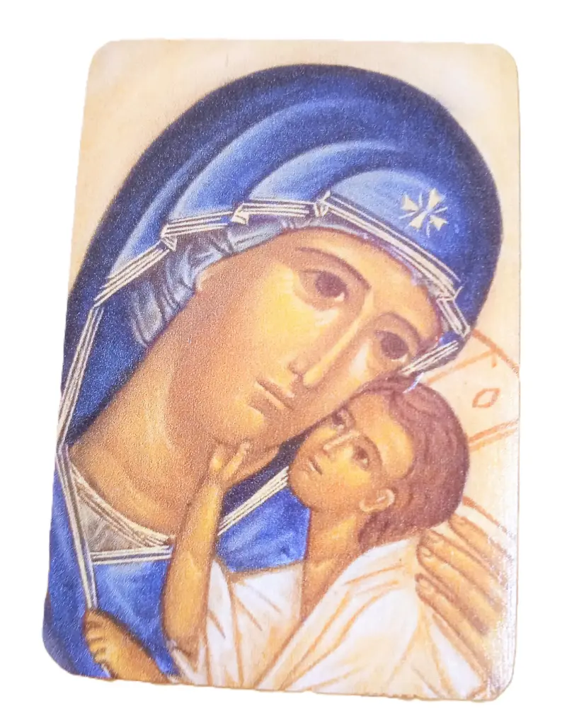 ICONE VIERGE A L'ENFANT BLEU II
