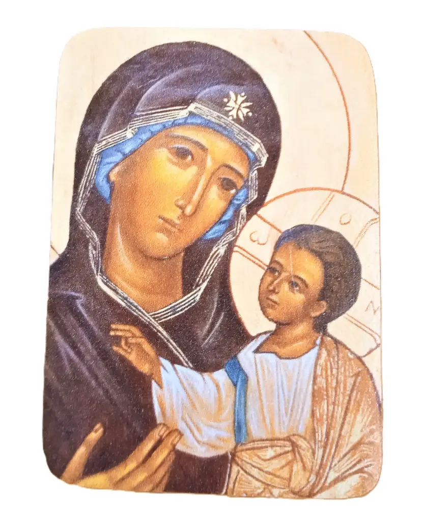 ICONE VIERGE A L'ENFANT BLEU III