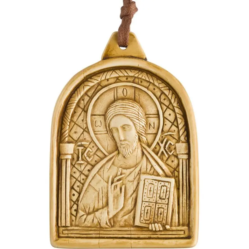 MEDAILLON ICONE CHRIST ENSEIGNANT 11CM