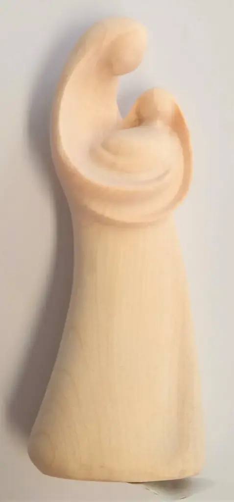 STATUE VIERGE BLANCHE 20 CM