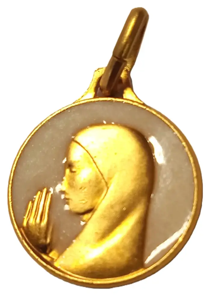 MEDAILLE MARIE BLANC OR