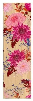 [1000000007145] MARQUE PAGE EN BAMBOU - FLORAL