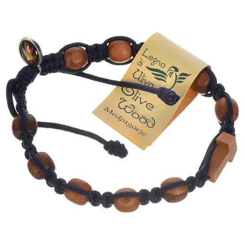 [1000000007466] BRACELET CORDE ET BOIS