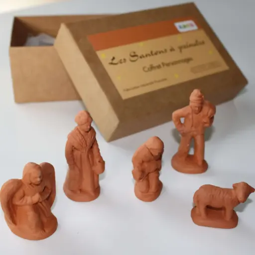 [1000000008166] COFFRET PERSONNAGES - SANTONS A PEINDRE
