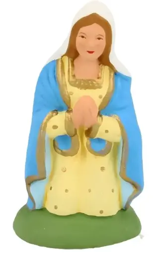 [1000000008432] SANTON DE PROVENCE "VIERGE A GENOUX" N°2