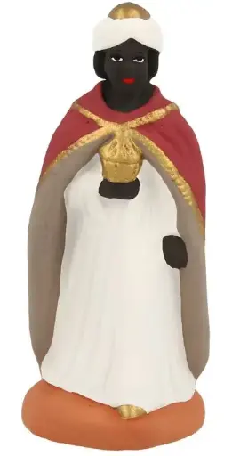 [1000000008494] SANTON DE PROVENCE "ROI MAGE MELCHIOR" PASTEL N°2