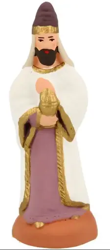 [1000000008517] SANTON DE PROVENCE "ROI MAGE BALTHAZAR" PASTEL N°2