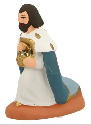 [1000000008562] SANTON DE PROVENCE "ROI MAGE GASPARD" PASTEL N°2