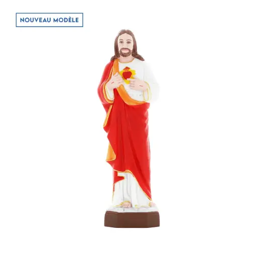 [331620] STATUE SACRE COEUR EN RESINE 20CM
