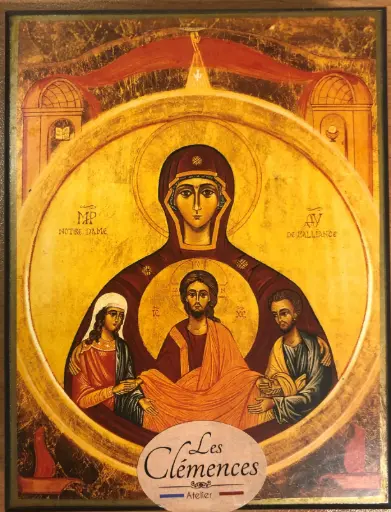 [3700284881612] NOTRE DAME DE L'ALLIANCE - ICONE CLASSIQUE 14X10,6 CM - 167.72