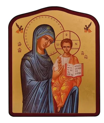 [3700284887003] LA PORTAITISSA - ICONE DOREE A LA FEUILLE 24X19,5 CM - 932.68