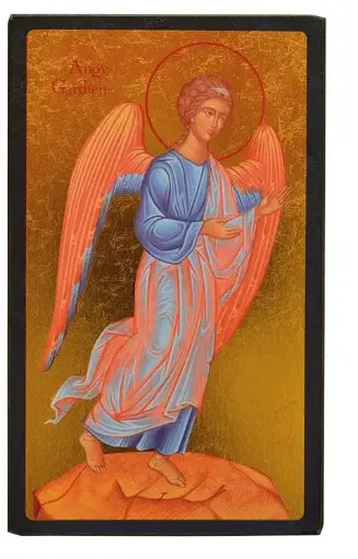 [3700284890331] L'ANGE GARDIEN - MINI ICONE AUTOCOLLANTE 7X5 CM -